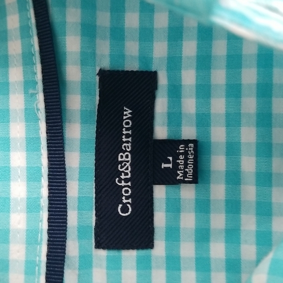 Croft & Barrow Men's Checkered Button Down Shirt - Picture 6 of 12